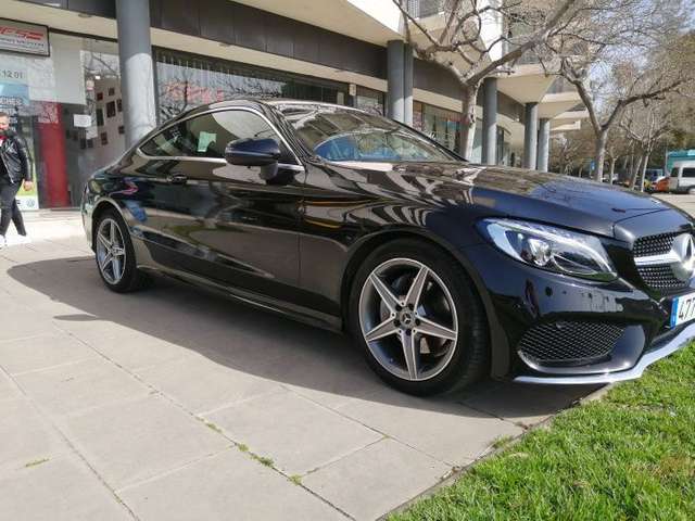 Left hand drive MERCEDES C CLASS 220d Coupe Spanish Reg